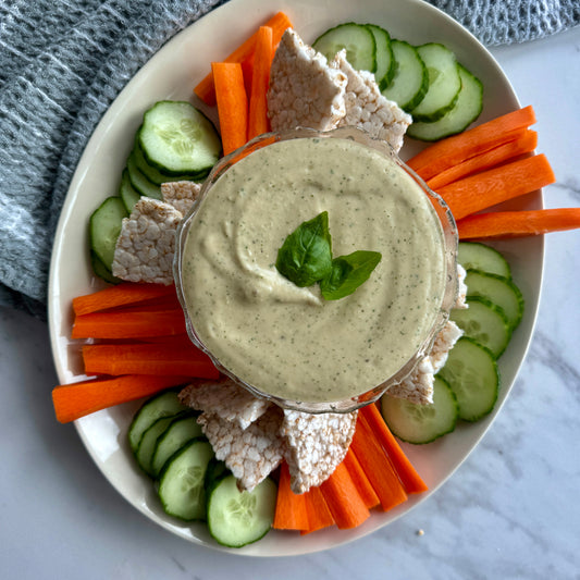 Creamy White Bean & Bone Broth Dip