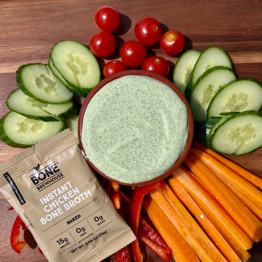 Cottage Cheese & Bone Broth Dip