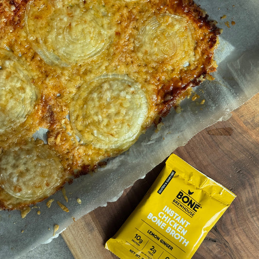 Crispy onion ring chips