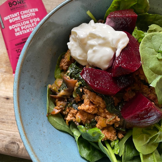 Ginger Beet Bone Broth Chili