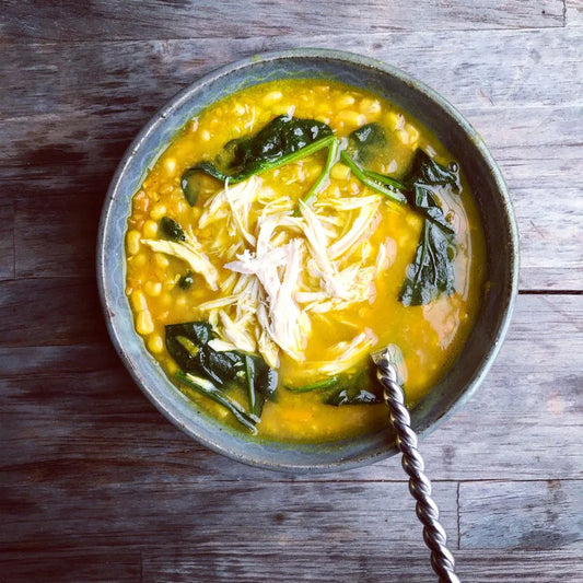 Healing Bowls: Turmeric Chicken & Sweet Potato Chowder