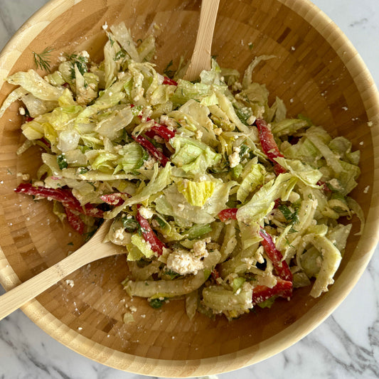 Zingy Fennel & Lemon Ginger Bone Broth Salad