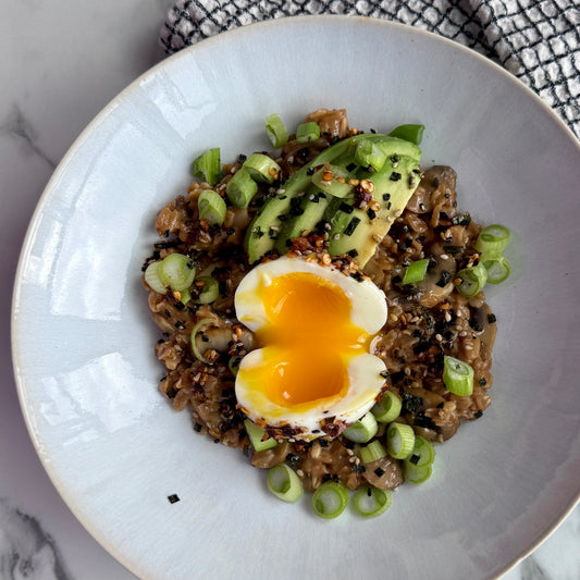 Savory Oatmeal with a Thai Bone Broth Twist