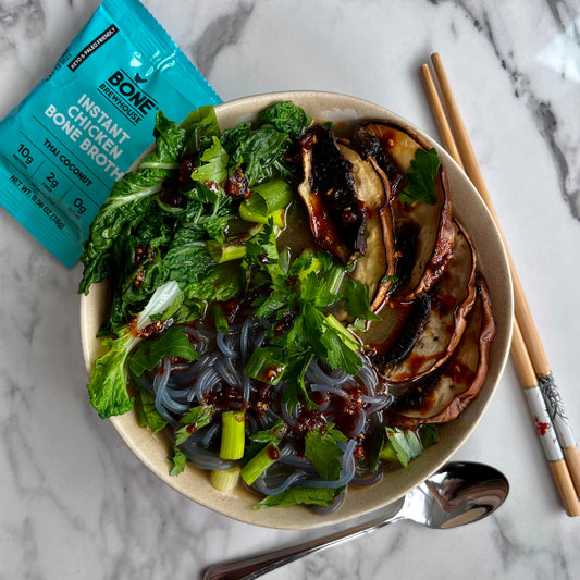 Thai Coconut Bone Broth Soup Bowl