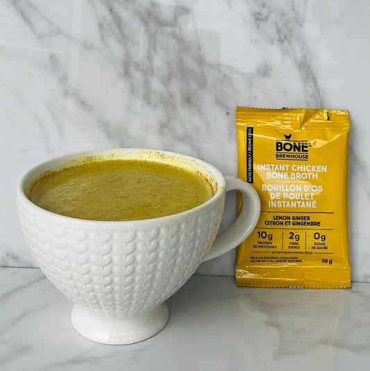 Golden Milk Turmeric Bone Broth Latte