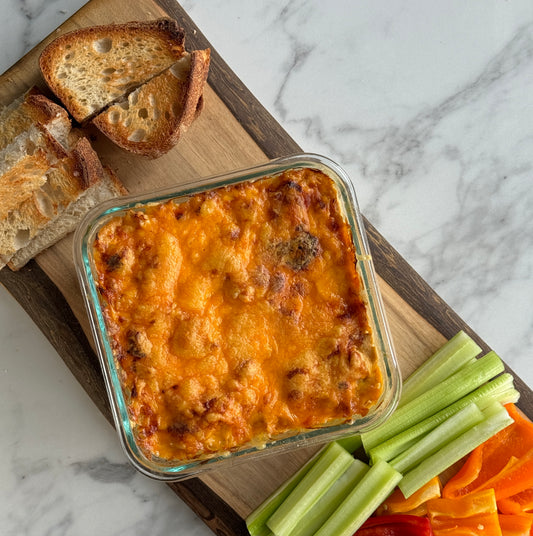 Bone Broth Buffalo Chicken Ranch Dip