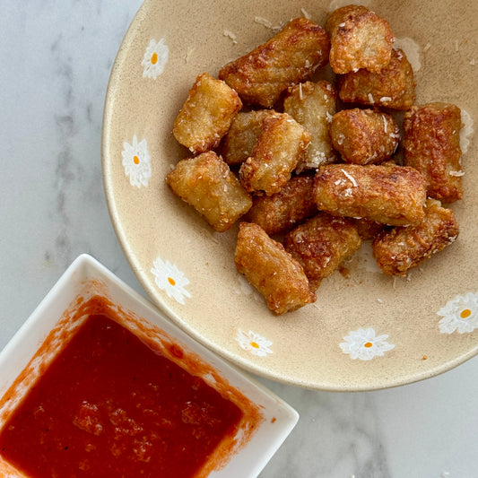 Crispy Bone Broth Gnocchi Bites