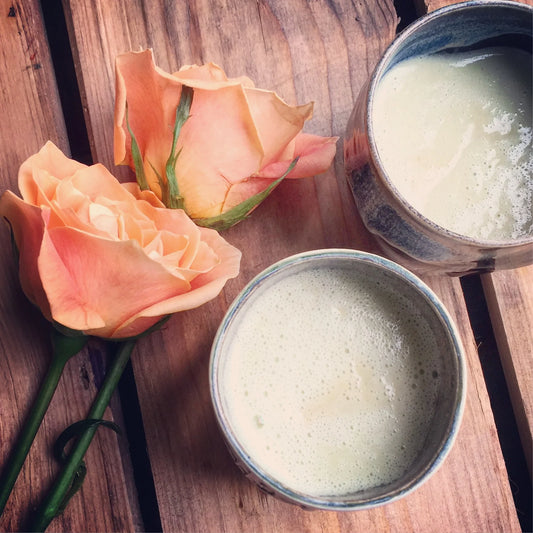 Bone Broth Avocado Latte Delight